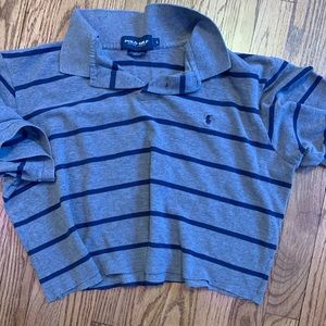 very cute cropped polo tee